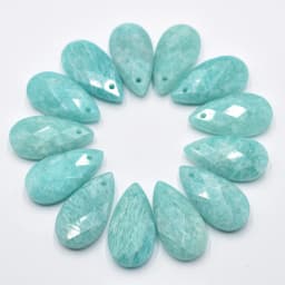 Wholesale 12pcs/lot Fashion Quality Natural Stone Water Drop Shape cut faceted for Jewelry Making Bracelet Necklace Accessories