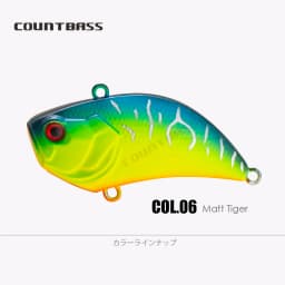 COUNTBASS 55mm 13.5g Vibraiton Rattling Hard Body Fishing Baits Vibe Lure Lipless Crankbait Angler's Fishing Lure