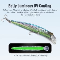 Kingdom Hot Selling Jerkbaits Lures 60mm 6g 80mm 9g 105mm 18.6g Sinking Minnow Swimbait Isca Artificial Bait Fishing Wobblers