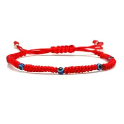 Zinc Alloy Hamsa Hand Red String Adjustable Bracelet Women Fatima Evil Eye Rope Handmade Tibetan Buddhist Lucky Knot Jewelry DIY