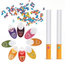 100pcs Mixed Fruit Flavor Capsule Mint Beads Ice Pops Cigarette Filter Brush Ball for Smoking Accessories DIY Tobacco Holder