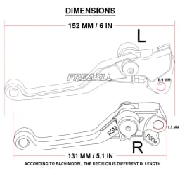 YZ 250F YZ250 250 F Pivot Motocross DirtBike CNC Brake Clutch Lever Motorcycle For Yamaha YZ250F 2001-2006 2007-2008 2009-2019