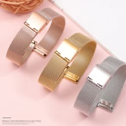6mm 8mm 10mm 12mm 13mm 14mm 15mm 16mm 18mm 20mm 22mm24mm Milanese Watch Strap Thin Bracelets for Men And Women Stainless Steel