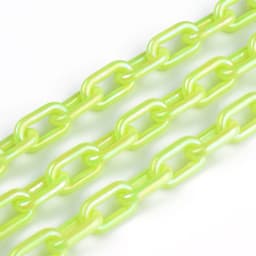 50CMX5PCS AB Colors Acrylic Link Chain Lobster Clasp Keychains For Necklace Bracelet Making Colorful Chain Plastic Chain Links