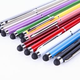 10pcs/set Universal 2 in 1 Metal Stylus Pens with Ballpoint Pens ручки Touch Screen Pen for All Capacitive Screen Dropshipping