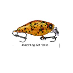 1 PCS Minnow Fishing Lure About 45mm 4.2g Crankbait Hard Bait Topwater Artificial Wobbler Bass Japan Fly Fishing Accessories