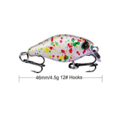 1 PCS Minnow Fishing Lure About 45mm 4.2g Crankbait Hard Bait Topwater Artificial Wobbler Bass Japan Fly Fishing Accessories