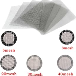1pcs Stainless Steel Mesh 15x30cm 5-40 Mesh Stainless Steel Micron Filter Stainless Steel Screening Filter Sheet Woven Wire