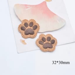 10Pcs Cartoon Bear Paw Applique for DIY Baby Clothes Hat Shoes Sewing Patches Headwear Hair Loop Clips Decor Accessories