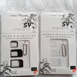 Micro Nano SIM Card Adapter 4 In 1 Micro Sim Adapter With Eject Pin Key Mobile Phone SIM Holder Set