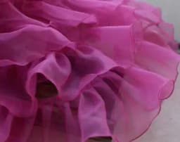 3 Meters/Lot 11 Colors 15-20cm Wide Organza Lace Curtains Purple Pink White Coral Pink Purple Gauze Pleated Lace X962