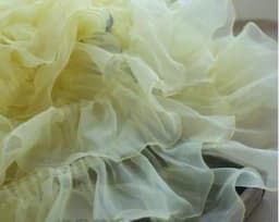 3 Meters/Lot 11 Colors 15-20cm Wide Organza Lace Curtains Purple Pink White Coral Pink Purple Gauze Pleated Lace X962
