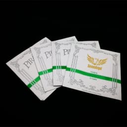 Full Set Chrome Steel Violin Strings Set (319020) E/A/D/G Medium Gauge with Black-Ball End Violino String Made In Germany