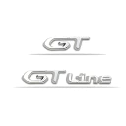 3D Car Sticker GT Logo Metal Emblem Badge Decals For 208 GT LINE 2008 E208 308 306 106 206 205 307 3008 207 508 5008