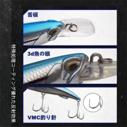 D1 Heavy Sinking Minnow Fishing Lure 92mm/49g 110mm/60g Crankbait Wobblers Trolling Artificial Hard Bait Trout Tackle