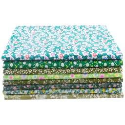 Booksew 30*30cm 8 PCS Pack Cotton Fabric Flower Printed Sewing Cloth Quilting Fabrics For DIY Handicrafts Accessories Patchwork