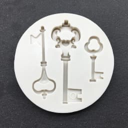 Key Silicone Mold Fondant Chocolate Sugarcraft Mould Cake Decorating Tools