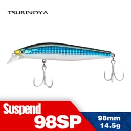 TSURINOYA 98mm 14.5g SP Weight System Suspend Minnow DW86 Fishing Lure Crank Wobbler Seabass Long Casting Artificial Hard Baits