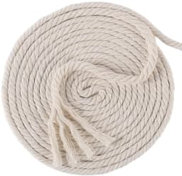 1/2/3/4/5/6/8/10mm Macrame Cord Natural Cotton Cord Twisted String For DIY Craft Knitting Making Plant Hangers Wall Hangings