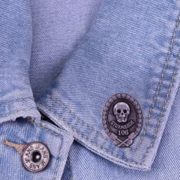 / German Skull Death Head Sturmbaon 106 Combat Badge Antique Collection