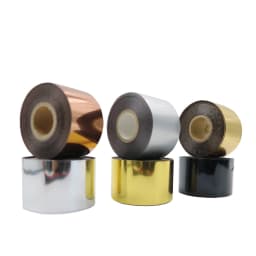 Gold Blocking Silver Black Foil Paper Leather Craft Foil for Hot Stamping Embosing Bronzing PU Paper Gilding Quill Pen 4cm 8cm