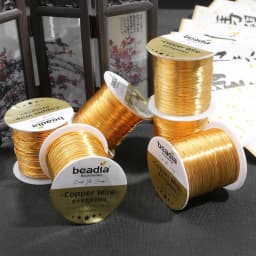 30-600M/Big Roll 0.2-1mm Copper Wire for Bracelet Necklace DIY Colorfast Beading Wire Jewelry Cord String Craft Making No Fade