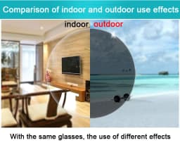 New Sun Photochromic Myopia Eyeglasses Optical Men Student Finished Myopia Eyewear Prescription Glasses Frame Half Rim -1.0 -4.0