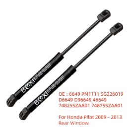 BOXI 2pcs Rear Glass Window Lift Supports Struts Shocks Dampers 6649 SG326019 For Honda Pilot 2009 - 2013 Gas Springs