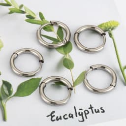 10pcs Stainless Steel Hoop Earrings 2.0mm 2.5mm Ear Ring for Men Women Gold Color Black Colorful Round Circle Earring Wholesale