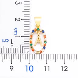 Nidin New Hot Sale Colorful 26 Letters A - Z Initial Alphabet Pendant Long Chain Necklace Name Jewelry Women Accessories Gift