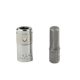 2pcs Impact Driver Socket Drill Adapter Drill Chuck Converter 1/4'' Square Drive To 1/4 Hex Shank For Hand Tools Accessories