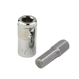 2pcs Impact Driver Socket Drill Adapter Drill Chuck Converter 1/4'' Square Drive To 1/4 Hex Shank For Hand Tools Accessories