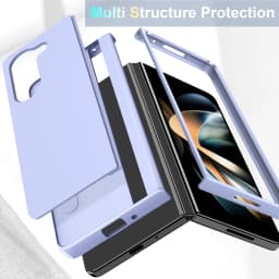 For Samsung Galaxy Z Fold 7 6 5 4 3 Fold7 Fold6 Fold5 Fold4 Fold3 5G Hard PC Bracket Folding Anti-fall Full Protection Cover