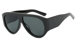 Oversized Pilot Sunglasses Women Fashion 2026 Luxury Big Frame One Piece Gradient Sunglasses Retro Classic Thick Shades