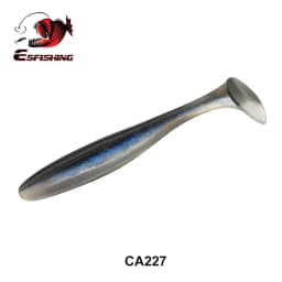ESFISHING Fishing Lure ES Easy Shiner 100mm 6pcs T Tail Shad Plastic Bait Pesca For Pike Perch Zander
