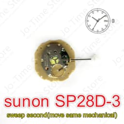 SP28 Movement Chinese Sunon SP28d-3 Movement Sweep Second Movement With Date Move Same Machinery Movement Replace 2115 Movement