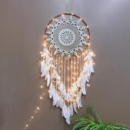 Big Dream Catcher Hanging/Light Decoration nordic Decoration Home Girls Room/Nursery/Kids Decor dreamcatcher Children Room New 5