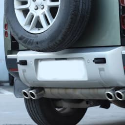 ABS Glossy Black Car Trailer Hook Hole Frame Cover Decoration Trim For Land Rover Defender 90 110 130 2020-2024 Car Accessories