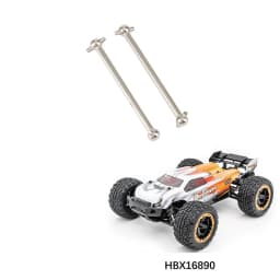 2Pcs Metal Rear Drive Shaft Dogbone For HAIBOXING HBX 16889 16889A 16890 16890A SG1601 SG1602 1/16 RC Car Upgrade Parts