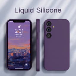 For Samsung A55 A54 5G Case Square Liquid Silicone Phone Cases For Samsung Galaxy A55 A54 A 55 5G S24 Ultra Plus Back Soft Cover