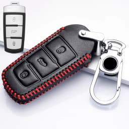 Leather Remote Car Key Case key cover For Volkswagen VW Passat CC B6 B7 B7L CC R36 Maogotan B5 Passat 3C Car Key Shell