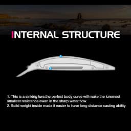 FJORD 70mm 17g Fishing Bait Heavy Minnow Laser Hard Artificial Bait Plastic Professional Seawater Lure Sinking Fishing Equipment