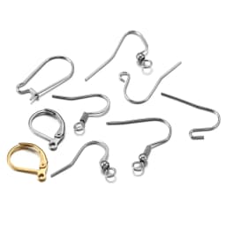 20-50pcs Gold Stainless Steel Hypoallergenic Earring Hooks Fish Earwire Earrings Clasps Earring Wires For Jewelry Maki