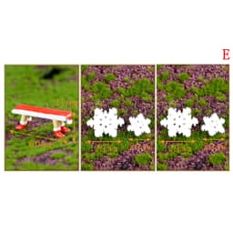 Cute Village House Miniature Garden Mini Craft Figurine Plant Pot Garden Ornament Miniature Fairy Garden Decor DIY Accessories