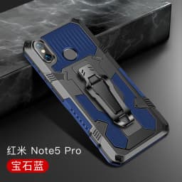 Luxury Shockproof Case For Xiaomi Redmi Note 11 10 9 8 5 6 7 PRO For Redmi 8 8A 7A 9 9A 9C Armor Stand Holder Belt Clip Covers