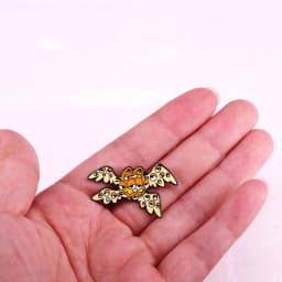Seraph Seraphim Cat Badge Wings Kitty Classic Cartoon Art Enamel Pin Brooch Jewelry