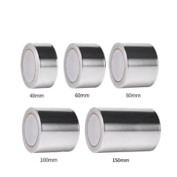 300mm Wide Thermal Resist Duct Repairs High Temperature Resistant Foil Adhesive Tape Useful Aluminium Foil Adhesive Sealing Tape