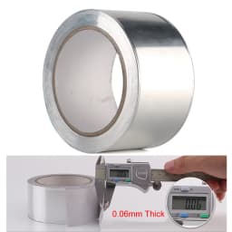 300mm Wide Thermal Resist Duct Repairs High Temperature Resistant Foil Adhesive Tape Useful Aluminium Foil Adhesive Sealing Tape