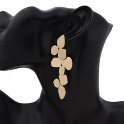 New European Exaggerated Women's Metal Hanging Earrings Multi-layers Alloy Pendants Twisted Unusual Earrings Fashion Cool Stuff