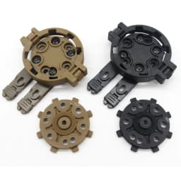 Gun Holster Molle Quick Disconnect Kit 360 Degree Angles Platform Holster Adapter for Glock 17 19 22 23